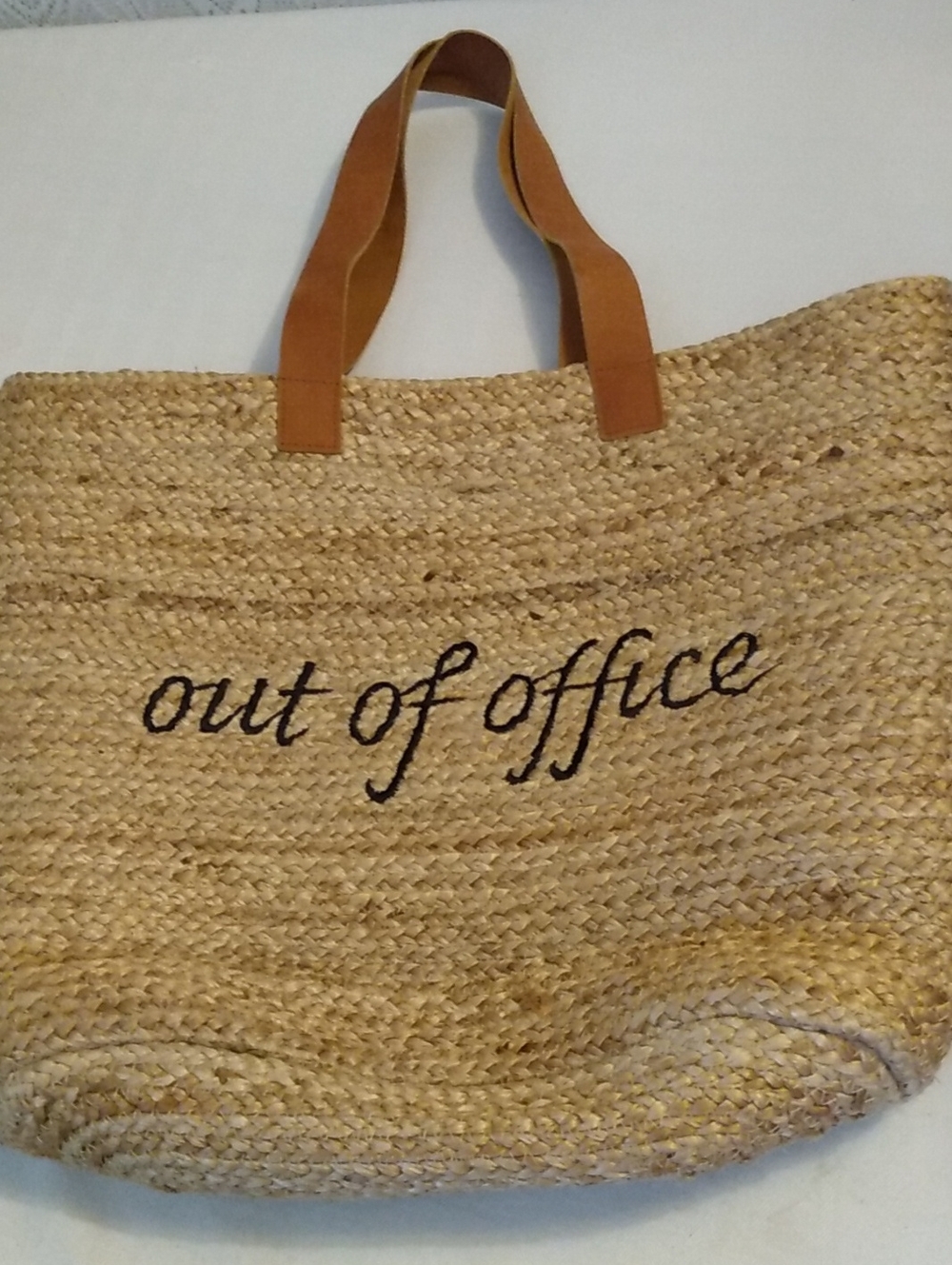 Designs Straw Tote Bag
